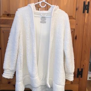 Fuzzy White Pullover